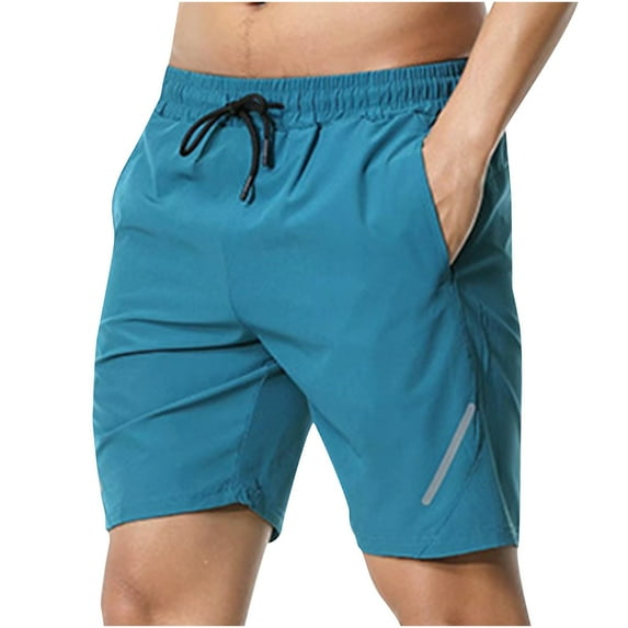 Fheaev Cargo Shorts For Men Men Sports Running Solid Fitness Training Exercise Shorts Pants