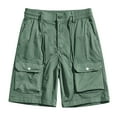 thumbnail image 1 of Fheaev Cargo Shorts For Men Men's Plus Size Cargo Shorts Multi-Pockets Relaxed Summer Beach Shorts Pants, 1 of 8