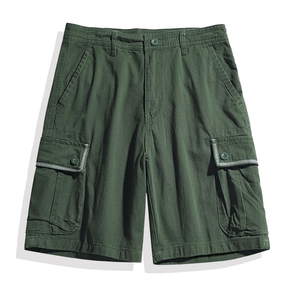 Fheaev Cargo Shorts For Men Men's Sports Leisure Multi-Pockets Relaxed Summer Shorts Pants