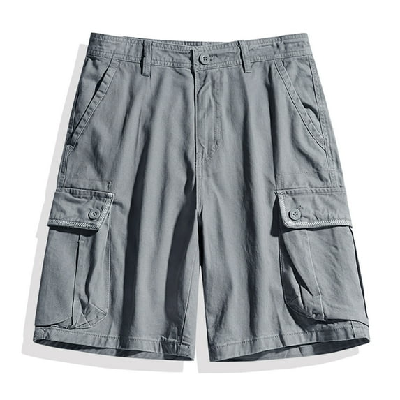 Fheaev Cargo Shorts For Men Men's Sports Leisure Multi-Pockets Relaxed Summer Shorts Pants