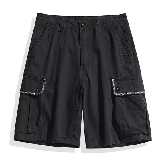 Fheaev Cargo Shorts For Men Men's Sports Leisure Multi-Pockets Relaxed Summer Shorts Pants