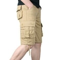 thumbnail image 1 of Fheaev Cargo Shorts For Men Men's Workwear Shorts Multi Pocket Zipper Straight Leg Five Piece Pants Sports Shorts Shorts, 1 of 6