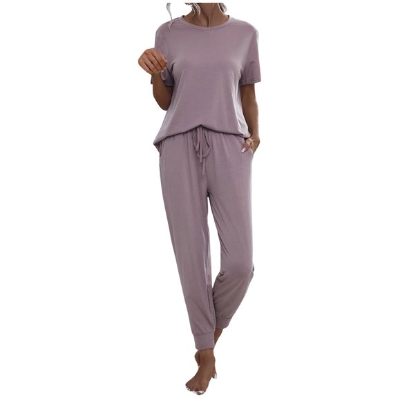 Fheaev Two Piece Sets For Women Sweatsuit Sets Oversized Sweatshirt Baggy Fall Fashion Pullover Long Sleeve Top Sweatpants With Pockets 2 Piece Outfits Jogging Suits