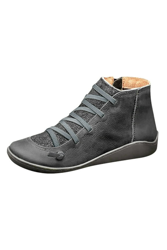 Casual Comfort Boots - 2025 Compression Midsole & Breathable Leather Upper