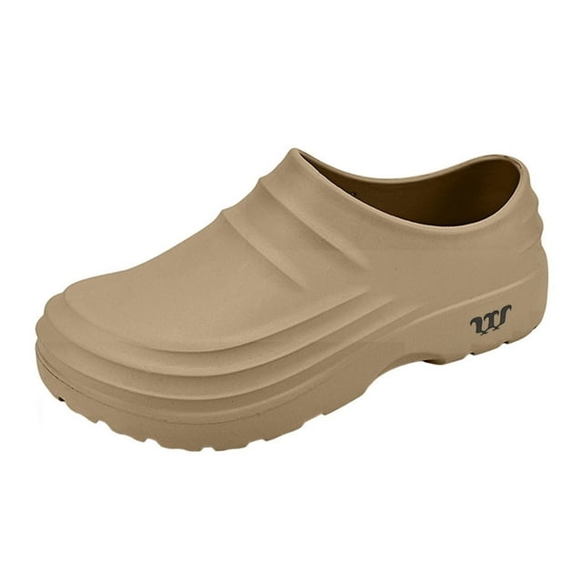 FhgihG Men's Slip Resistant Chef Shoes Waterproof Kitchen Work Clogs Non-Slip Lightweight