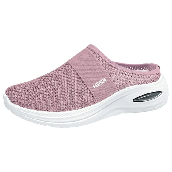 FhgihG Wide Width Clogs Women 2025 Air Cushion Mules Arch Support Slip On Breathable Summer Beach Shoes