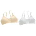 thumbnail image 1 of FhsagQ 2 Pack Girl Bras Pack Pushup Kids Girls Underwear Bra Vest Children Adjustable Shoulder Strap Underclothes Undies Clothes Girl Bras Comfortable Push Up Girl Bras Underwire One Size, 1 of 6