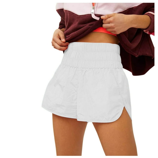 FhsagQ Female Linen Spring Shorts for Women 2024 Womens Running Quick ...