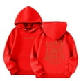 thumbnail image 1 of FhsagQ Girls Sweatshirts Size 10-12 Zipper Girl's Hoodie Long Sleeve Soft Sweatshirt Graphic Hoody Kids Cute Pullovers Top Clothes for Girls Girls Sweatshirts Size 10-12 Trendy Red 6-7 Years, 1 of 8