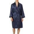 FhsagQ Male Pajamas for Men Shorts Mens Summer Silk Robe Two Piece