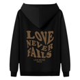 FhsagQ Male Sleeveless Hoodies for Mens Big and Tall Fall Male Letter