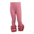thumbnail image 1 of FhsagQ Pants Baby Girl Pants 18-24 Months Toddler Baby Girls Leggings Ribbed Lace Trim Footless Ruffle Tight Stocking Bottom Pants Baby Girl Pants 6-9 Months Set 12-18 Months, 1 of 3