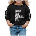 thumbnail image 1 of FhsagQ Sweatshirt Hoodies Girls Hoodies Size 14-16 Zip up Boy Girl Unisex Long Sleeve Soft Sweatshirt Graphic Kids Cute Round Neck Pullovers Top Clothes Girls Sweatshirt Size 5-6 Black 9-10 Years, 1 of 4