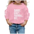 thumbnail image 1 of FhsagQ Sweatshirt Hoodies Girls Sweatshirt Size 6-7 Boy Girl Unisex Long Sleeve Soft Sweatshirt Graphic Kids Cute Round Neck Pullovers Top Clothes Girls Sweatshirt Size 6T 8-9 Years, 1 of 4