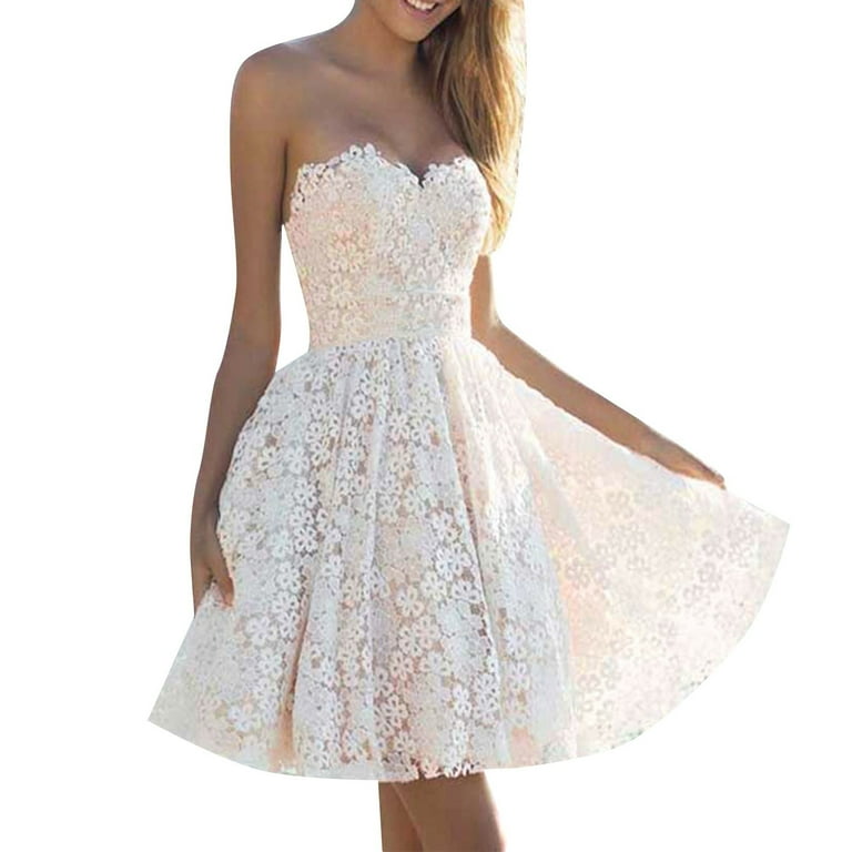 Nice white dresses for graduation hotsell