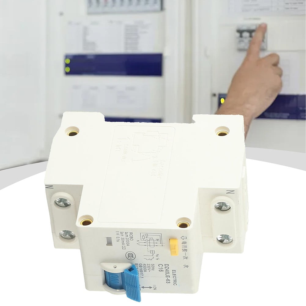 Fi Circuit Breaker 1P+N With Rcbo Leakage Protected Circuitbreaker ...
