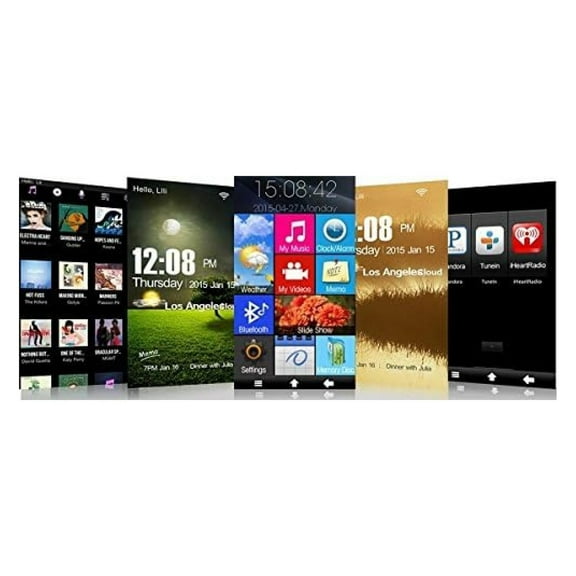 -Fi Internet Radio with User Friendly Touchscreen Navigation, Listen to Thousands of Radio Stations & Music Through an Assortment of Popular apps,Black,KWS433