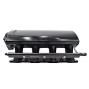 Fi Tech FIT70064 EFI Black Anodized Short Multi-Port Intake Manifold with Rails