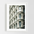 thumbnail image 1 of FiDi Architectural - Manhattan New York Photography Architecture City Vintage Art Deco Street Photography Travel Poster Modern Art White Framed Wall Art Print 5 x 7 inches, 1 of 3