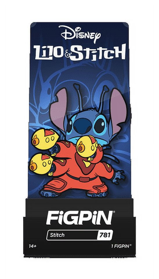 FiGPiN Disney Lilo Stitch Collectible Enamel Pin, Stitch