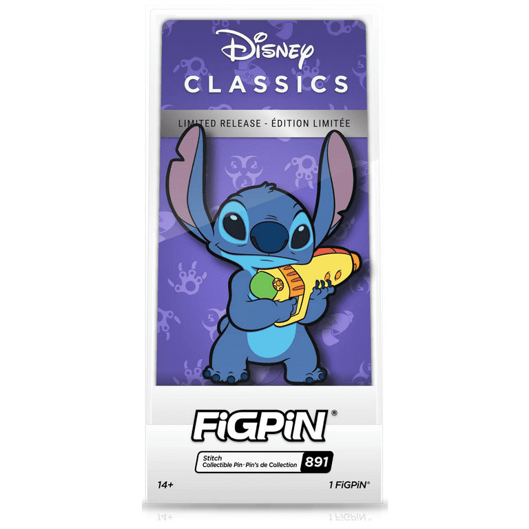 FiGPiN Disney Parks Exclusive 2022 Alien Stitch with Phaser Gun LR