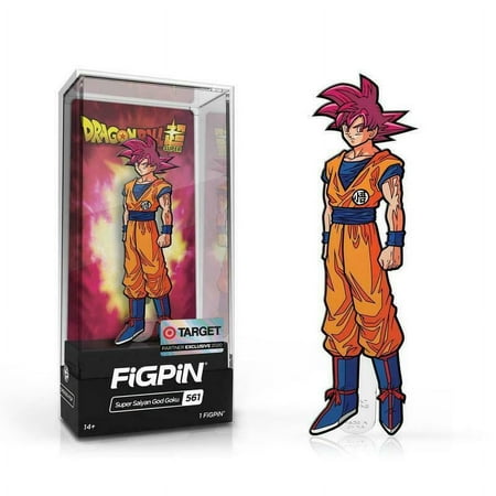 FiGPiN Dragon Ball Z Collectible Super Saiyan God Goku Action Figures