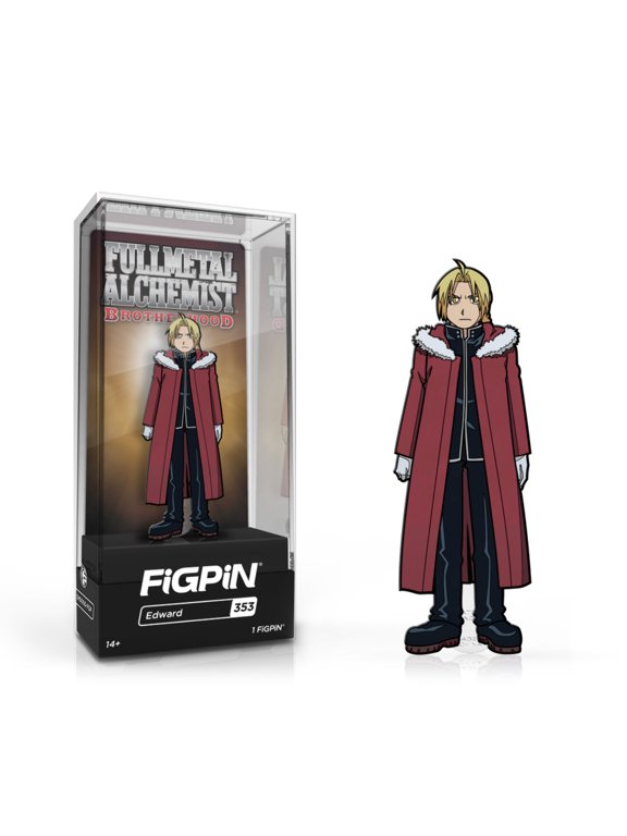 Edward Elrich #353 Full Metal Alchemist 3" Collector Enamel Pin