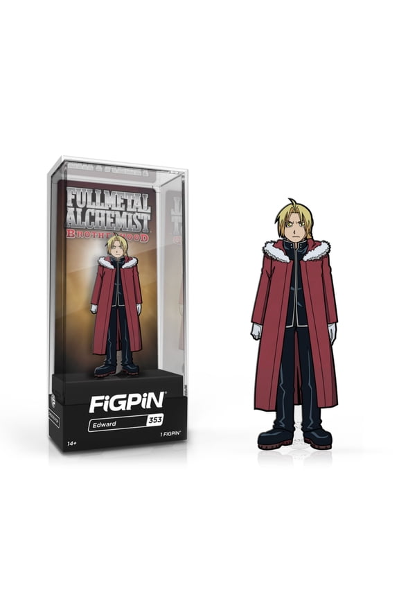 Edward Elrich #353 Full Metal Alchemist 3" Collector Enamel Pin
