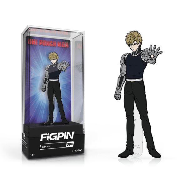 FiGPiN Genos One Punch Man #390 3" Collector Pin