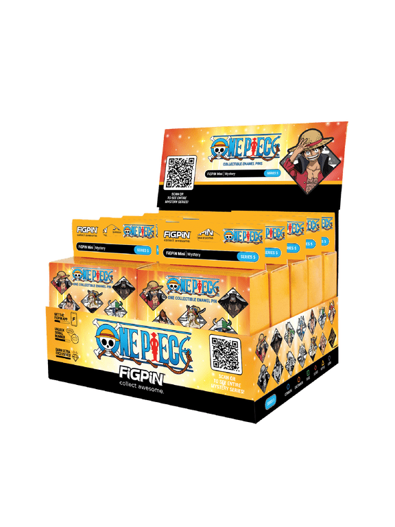 Mini Mystery One Piece Wano Villains S5 PDQ - 1 Case of 10 Pins