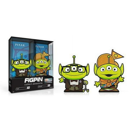 FiGPiN Pixar's Alien Remix Carl (Glitter) # 458 & Russell (Glitter) #459 Exclusive 2-Pack