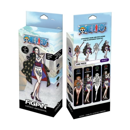 FiGPiN Quest One Piece: Wano Girls Nico Robin Nami - 1 Random Pin