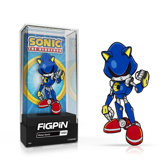 FiGPiN Sega Metal Sonic Collectible Enamel Pins (1355)