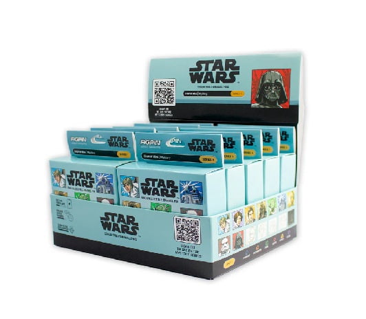 FiGPiN Star Wars Classic Series 1 Mystery Mini Pin Box (10 Mini Boxes ...