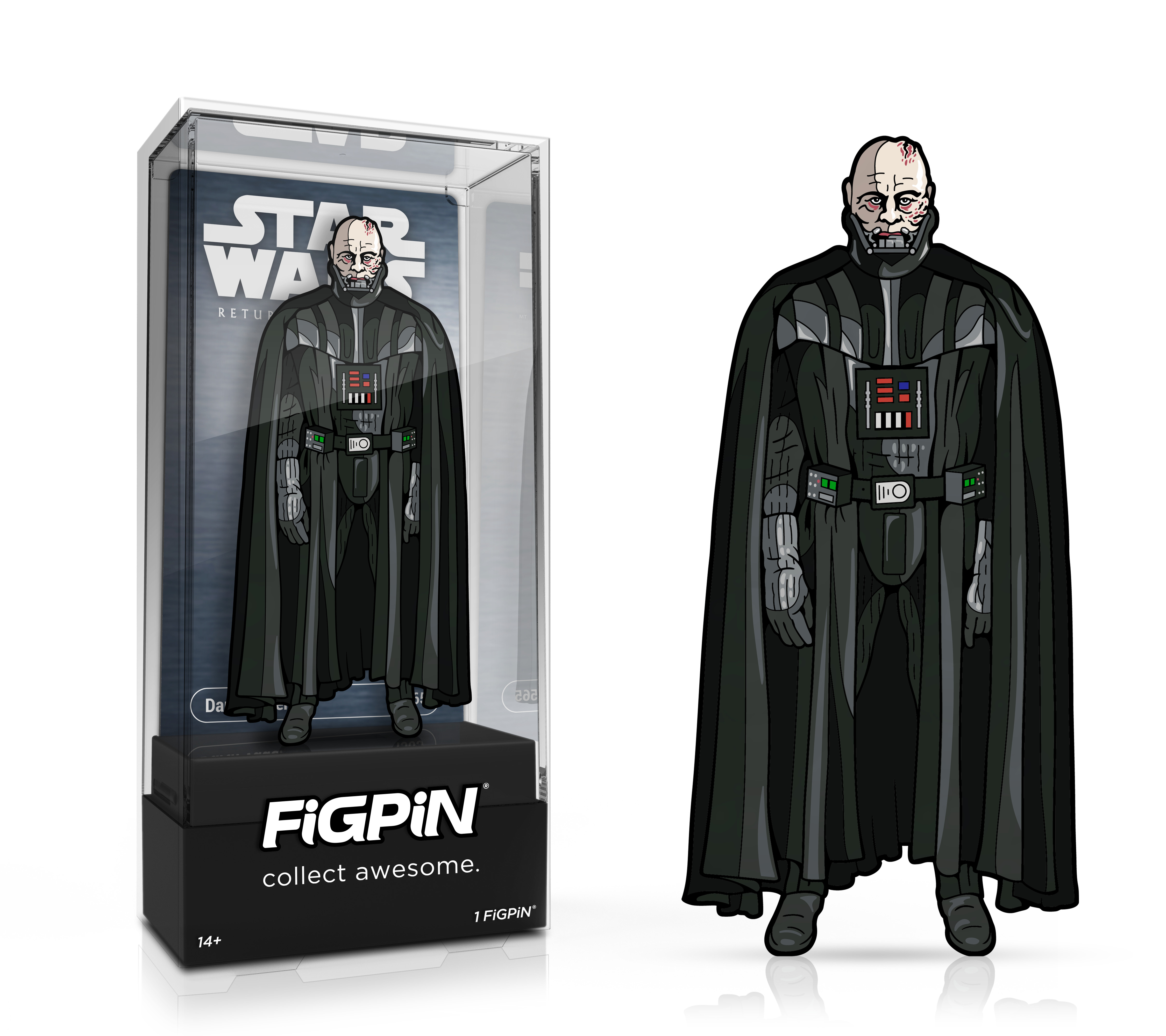 Star Wars ROTJ Darth Vader FiGPiN Classic Pin Walmart