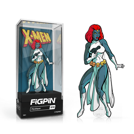 FiGPiN X-MEN - Mystique Enamel Pin #919 [COLLECTABLES] Pin, Collectible