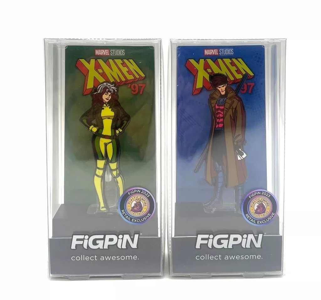 FiGPiN X-Men Gambit 1540 & Rouge 1539 Plastic Empire Exclusive ...