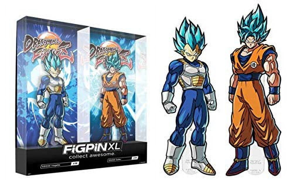 FiGPiN XL: Dragon Ball FighterZ - SSGSS Vegeta & SSGSS Goku 2-Pack #X18 & #X19 (SDCC 2019 Exclusive)