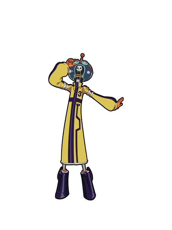 XL One Piece: Brook (X76) + LOGO PIN (LX17) Crunchyroll Exclusive LE 500