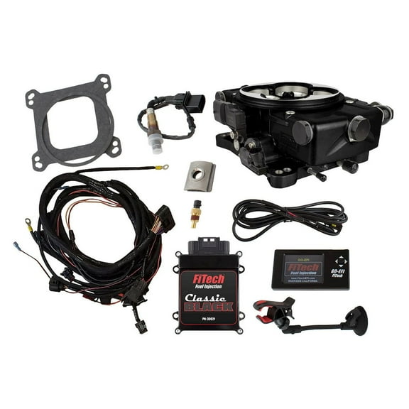 Fitech Fuel Injection Go EFI Classic 550 HP EFI w/External ECU Black
