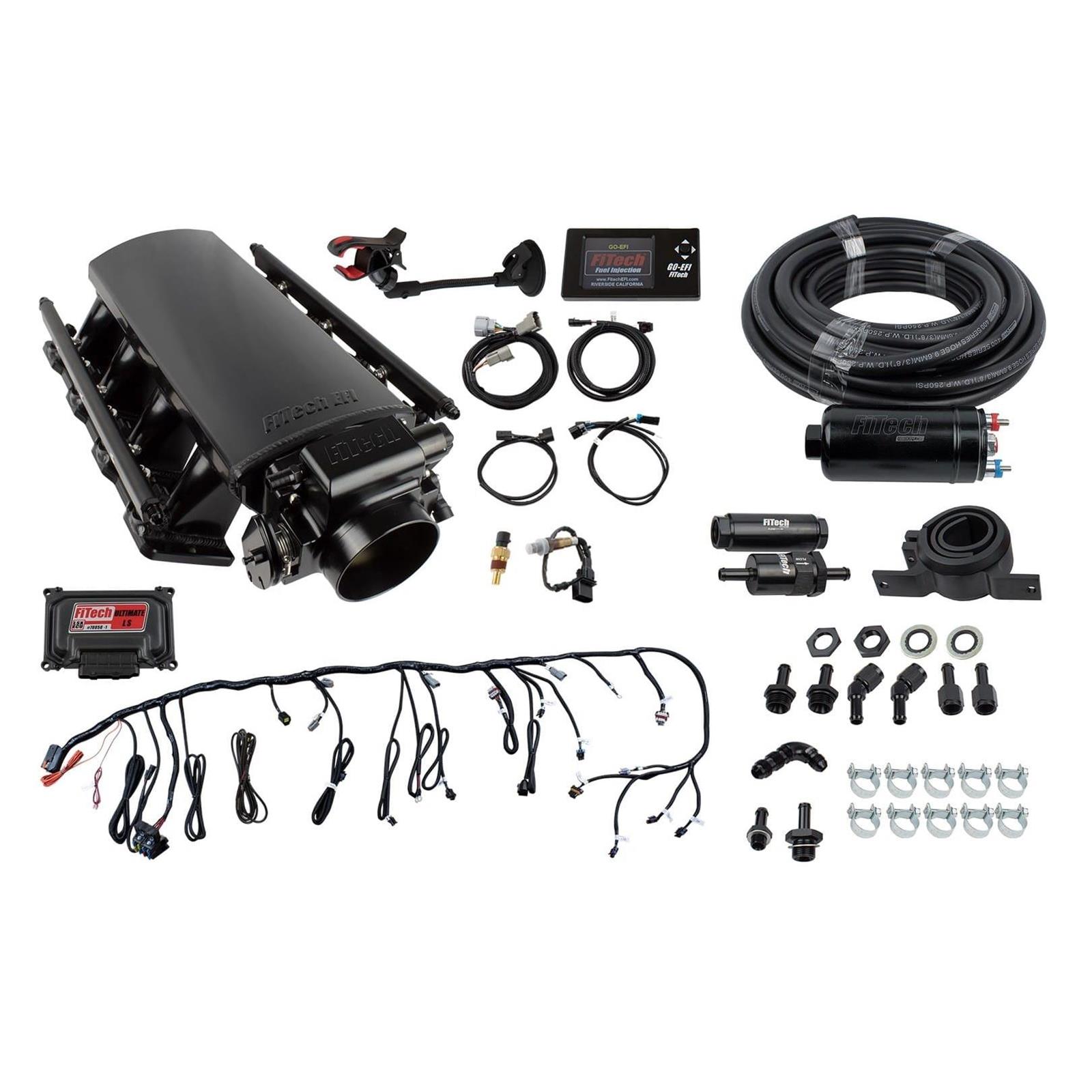 FiTech 71017 Ultimate LS7 750HP W/ In-Line Fuel Pump Master Kit