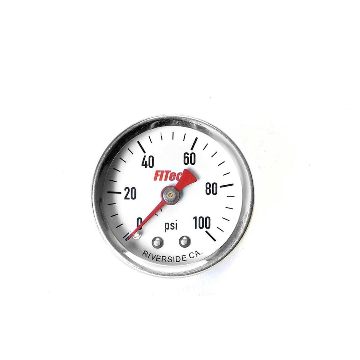 FiTech 80117 Analog Fuel Pressure Gauges, 0100 PSI