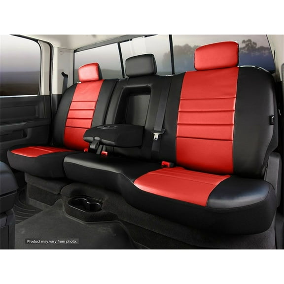 Fia Inc. SL62-92 RED FIASL62-92 RED 14-16 SILVERADO/SIERRA 1500/15-16 GM 2500/3500 SL REAR 60/40 SEAT COVER W/ADJ HEAD & ARMREST RED