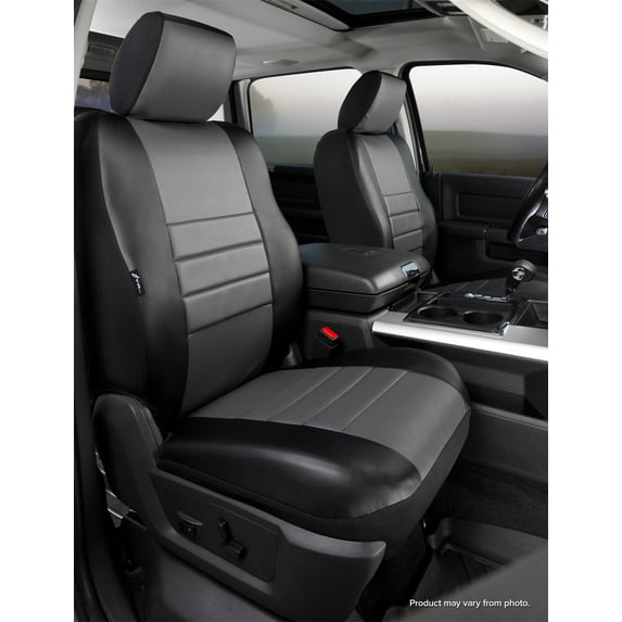 Fia Inc. SL67-12 GRAY FIASL67-12 GRAY 08-10 SUPER DUTY HD SL FRONT BUCKET SEAT COVER GRAY