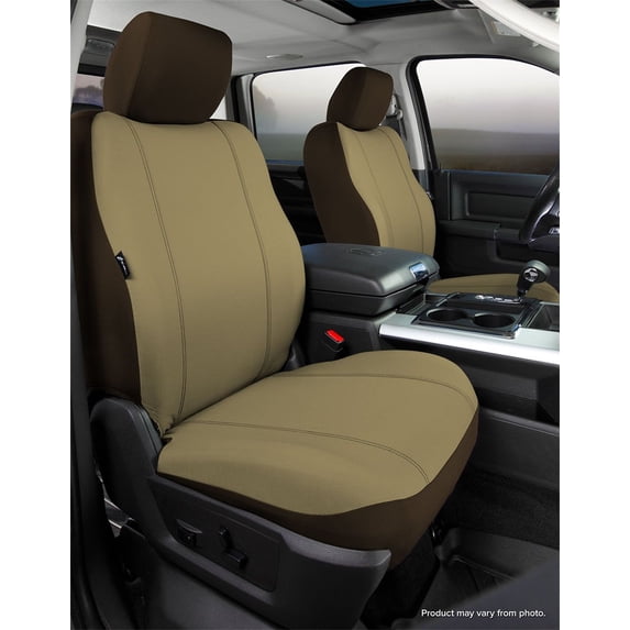 Fia Inc. SP89-54 TAUPE FIASP89-54 TAUPE 14-16 FRONTIER SP FRONT BUCKET SEAT COVER TAUPE Fits select: 2014-2019,2021 NISSAN FRONTIER