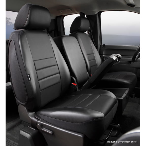 Fia SL68-37 BLK/BLK LeatherLite SEAT COVERS