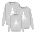 thumbnail image 1 of Fiaer Christmas Family Matching Sweatshirt Plus Size Crew Neck Pullover Long Sleeve Trendy Baggy Tops Mom M, 1 of 4