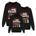 thumbnail image 1 of Fiaer Christmas Family Sweatshirts Matching 2025 Loose Fit Long Sleeve Xmas Pullover Long Sleeve Funny Graphic Holiday Tops Women S, 1 of 4