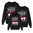 thumbnail image 1 of Fiaer Christmas Sweatshirts for Family Plus Size Funny Printed Xmas Pullover Long Sleeve Baggy Crew Neck Plus Size Comfort Holiday Tops Men M, 1 of 5