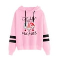 thumbnail image 1 of Fiaer Christmas Womens Hoodie Funny Graphic Plus Size Holiday Hooded Sweatshirts Drawstring Long Sleeve Baggy Fit Tops Pink XL, 1 of 2